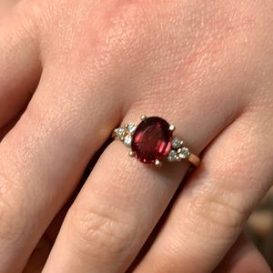 14k 1.82ct tourmaline ring